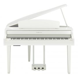YAMAHA CLP-765GPWH Цифровое фортепиано в корпусе кабинетного рояля, цвет белый 88кл.