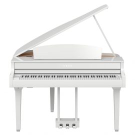 YAMAHA CLP-795GPWH Цифровое фортепиано в корпусе кабинетного рояля, цвет белый 88кл.