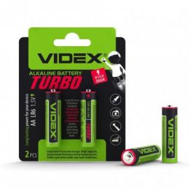 VIDEX LR6/AA TURBO 2 BLISTER CARD (20/360) Батарейка