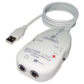 BEHRINGER UCG102 USB GUITAR LINK интерфейс внешний для подключения электрогитары к компьютеру (PC/ M