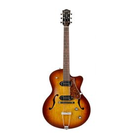GODIN 032327 5th Avenue CW Kingpin II Cognac Burst Электрогитара арктоп, с чехлом