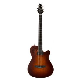 GODIN 041602 A6 Baritone Ultra Burnt Umber Электрогитара с чехлом,Мензура: 27,75"