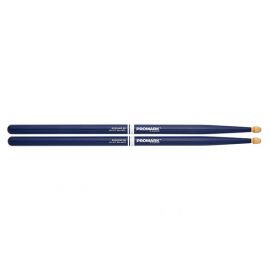 PRO MARK RBH565AW-BLUE 5A Rebound Барабанные палочки, синие, смещенный баланс, орех гикори