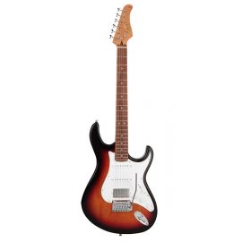 CORT G260CS-3TS G Series Электрогитара, санберст.Накладка грифа: железное дерево.22 лада.