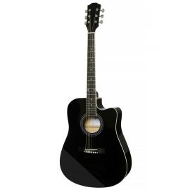 CARAVAN HS-4111BK EQ Гитара акустическая со встроенным эквалайзером, цвет черный