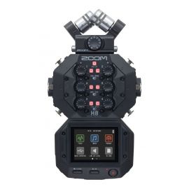 ZOOM H8 Ручной портативный рекордер 12-трековый,с сенсорным интерфейсом управления и поддержкой сменных микрофонных капсюлей.