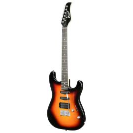 ROCKET EG-1 SB 39" Электрогитара тип корпуса – Ibanez, корпус – ольха, гриф – клён, 22 лада, накладка на гриф – палисандр, звукосниматели – 2 сингла + 1 хамбакер, регулировки - 1 громкость, 2 тона, 5-ти позиционный переключатель звукоснимателей, цвет - са