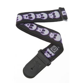 PLANET WAVES 50JS07 Ремень для гитары нейлон, SKULLS