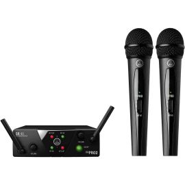 AKG WMS40 Mini2 Vocal Set US25AC (537.5/539.3) вокальная радиосистема с приёмником SR40 Mini Dual и двумя ручными передатчиками