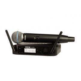 SHURE GLXD24E/B58 Z2 Цифровая радиосистема с ручным передатчиком динамическим суперкардиоидным Beta 58A, 2404-2478 МГц