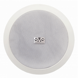 SVS Audiotechnik SC-206 Громкоговоритель потолочный 6.5", 15/30 Вт, 8 Ом, 70/100В, 86дБ, 70-18000Гц, монтажное отверстие диам 202мм, габариты: диаметр 233мм, высота 95мм