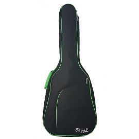 BAGGZ AB-41-7GR Чехол для акустической гитары, 41", защитное уплотнение 10мм 600D, цвет черный