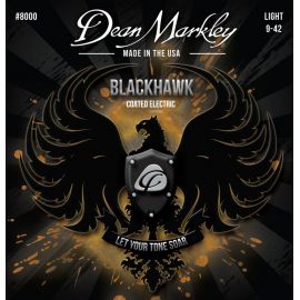DEAN MARKLEY DM8000 Blackhawk Комплект струн для электрогитары, с покрытием, 9-42
