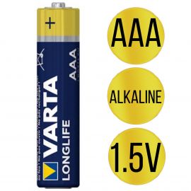 VARTA Longlife LR03 AAA Батарейка щелочная