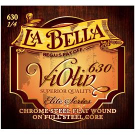 LA BELLA 630-1/4 Комплект струн для скрипки размером 1/4, сталь