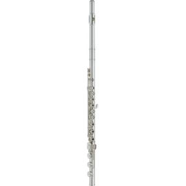 YAMAHA YFL-587H Профессиональная флейта с резонаторами, колено Си. Головка: чистое серебро. Колено и клапаны: нейзильбер, серебряное покрытие.