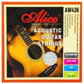 ALICE AW436-SL Комплект струн для акустической гитары, фосфорная бронза, 11-52
