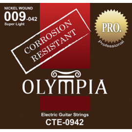 ​OLYMPIA CTE 1152 Струны для электрогитары, Coated Nickel Wound,11-52