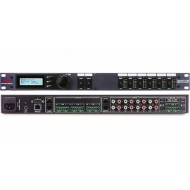 DBX 1260 аудио процессор для многозонных систем. 12 входов - 2 балансных мик/лин Phoenix, 8 RCA, S/P