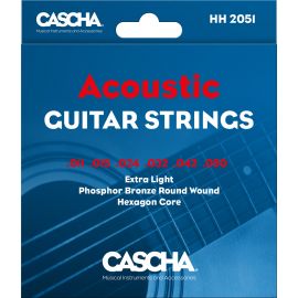 CASCHA HH-2051 Комплект струн для акустической гитары, фосфорная бронза, 11-50