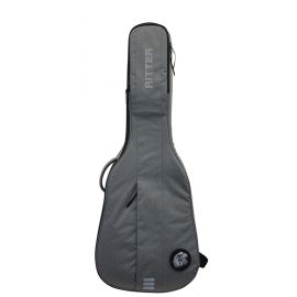 RITTER RGC3-D/EGR Чехол для акустической гитары серия Carouge, защитное уплотнение 23мм+23мм, цвет Elephant Grey