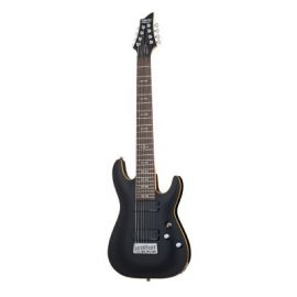 SCHECTER OMEN-8 ACTIVE BLK Гитара электрическая, 8 струн, корпус липа, гриф клен, лады 24XJumbo, зву