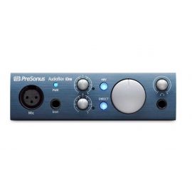PRESONUS AudioBox iOne аудио интерфейс, USB 2.0/iPad-Port, 2вх/2 вых канала, 1мик,1инстр, 24бит/44-96кГц, софт Studio One Artist
