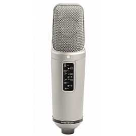 RODE NT2-A студийный конденсаторный микрофон, 1", всенаправленный/кардиоида/восьмёрка, 20 Гц - 20 кГ