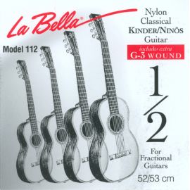 ​LA BELLA FG112 Комплект струн для классической 6-струнной гитары с уменьшенной 1/2 мензурой.