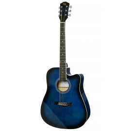 MARTIN ROMAS MR-441 BLS Гитара акустическая размер 41", тип «Dreadnought», цвет - синий бёрст
