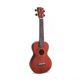 MAHALO MH2TWR Укулеле концертная с чехлом, струны Aquila, цвет Transparent Wine Red, серия Hano