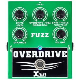 XVIVE W2 Overdrive Fuzz Педаль эффектов для гитары, профессиональный металлический корпус