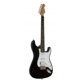 ARIA PRO II STG-004 BK Гитара электрическая. Корпус: липа. Гриф: клён. Накладка на гриф: палисандр.