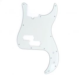 MUSICLILY MX1303AW Защитная накладка бас-гитары Precision Bass, 3 слоя, белая