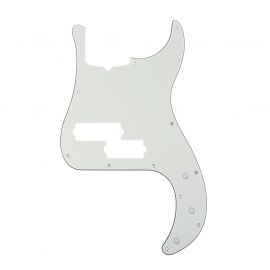 MUSICLILY MX1395AW Защитная накладка 5-струнной бас-гитары Precision Bass, 3 слоя, белая