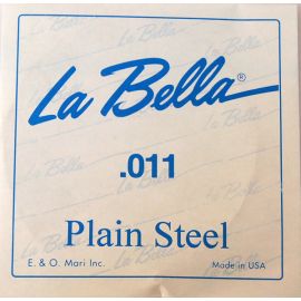 ​LA BELLA PS011 Отдельная стальная струна без оплетки диаметром 0,011