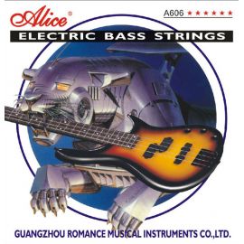 ALICE A606(4)-M Комплект струн для бас-гитары, никель, 45-105 [10]