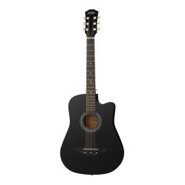 FOIX 38C-M-BK Акустическая гитара, с вырезом, черная,