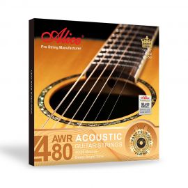 ALICE AWR480-L Комплект струн для акустической гитары, бронза 80/20, 12-53