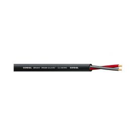 CORDIAL CLS 240 FRNC акустический кабель 2x4,0 мм2, 9,3 мм, безгалогенный негорючий, черный