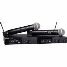 SHURE SLXD24DE/SM58 H56 радиосистема цифровая двухканальная с ручным микрофоном SM58,