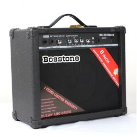 BOSSTONE BA-40W Black Комбоусилитель для бас гитары: Мощность - 40 Ватт, Динамик 8".