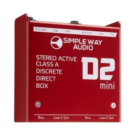 SIMPLEWAY Audio D2mini Дибокс, преобразователь сигнала для гитары, активный, стерео