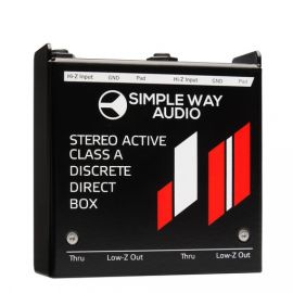 SIMPLEWAY Audio J2mini Дибокс, преобразователь сигнала для гитары, активный, стерео