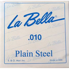 ​LA BELLA PS010 Отдельная стальная струна без оплетки диаметром 0,010