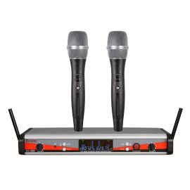ENBAO EU-2880 UHF Радиосистема 2 микрофона. с защитой от помех, и подключаемая в высоком диапазоне частот