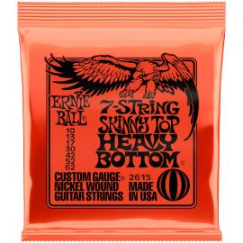 ERNIE BALL P02615 Nickel Wound Skinny Top Heavy Струны для 7стр. эл.гитары  Bottom Slinky-7 (10-62)