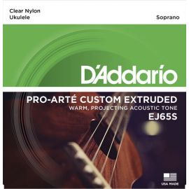 D'ADDARIO EJ65S Pro-Arte Custom Extruded Комплект струн для укулеле сопрано