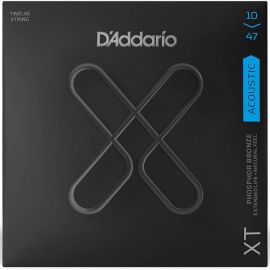 D'ADDARIO XTAPB1047-12 XT Комплект струн для 12-струнной акустической гитары, фосф.бронза, 10-47, с покрытием