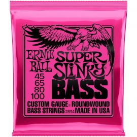 ERNIE BALL 2834 Nickel 45-100 Wound Slinky Super Струны для бас-гитары
